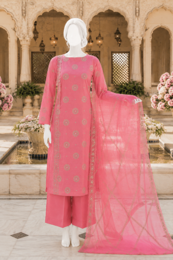 3 Piece Embroidered Suit- Vol-3